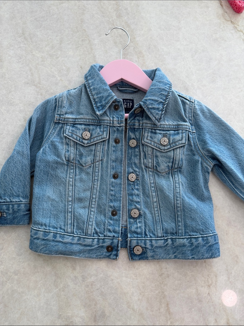 GAP Kids Light Wash Blue Denim Jacket